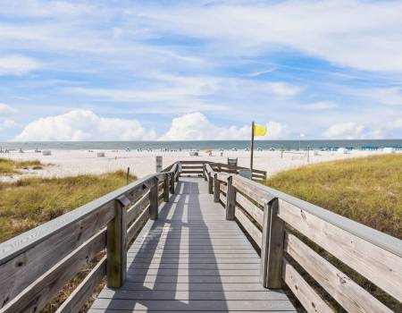 Boardwalk access to the beach