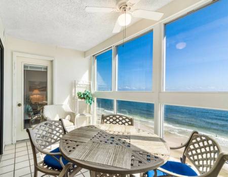 Beach view from Edgewater West condos