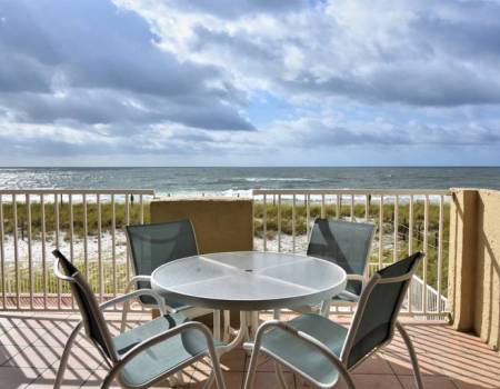 Balcony view from Tropical Winds Condos