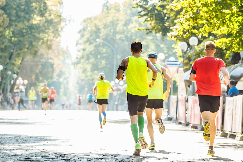 5k runners in afternoon
