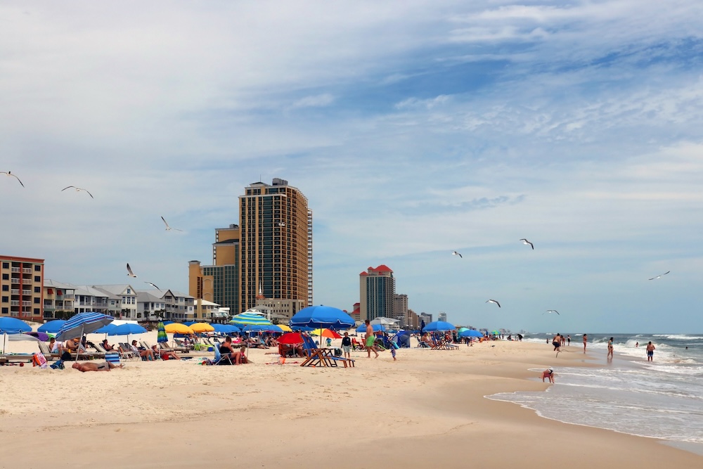 Gulf state beach park gulf shores alabama