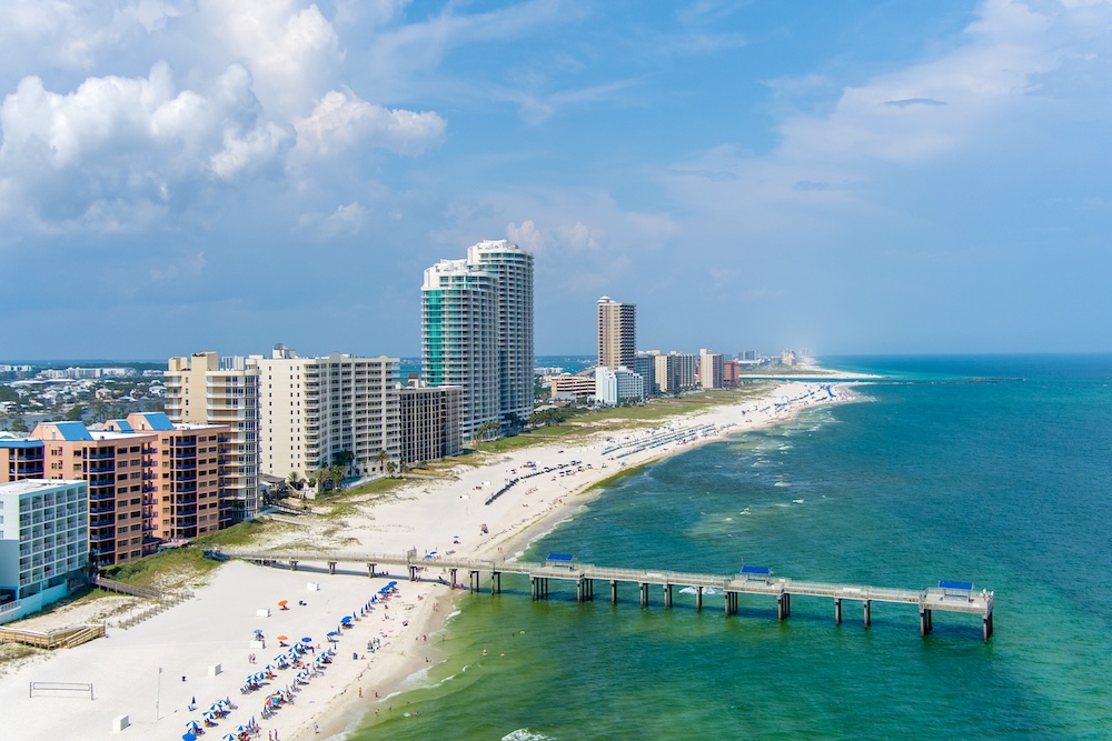 Orange beach Alabama July